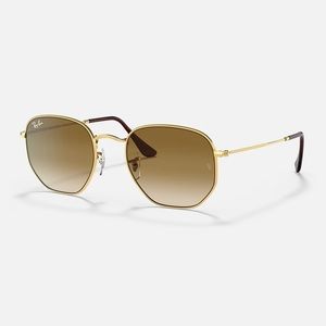 Ray-ban hexagonal gradient sunglasses
